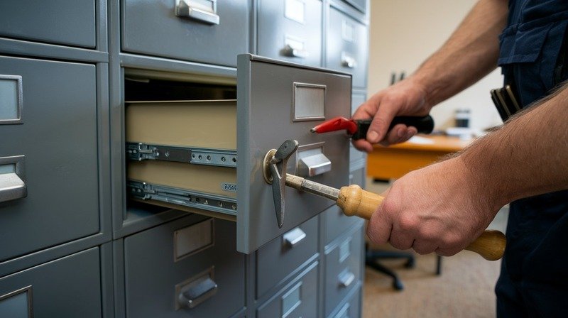 Can A Locksmith Unlock A Filing Cabinet Or Desk Drawer